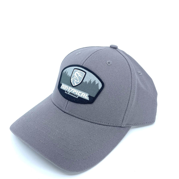 Non-Typical Chino Twill Patch Cap Grey