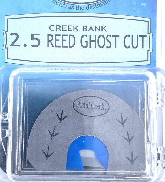 Pistol Creek- Creek Bank 2.5 Reed Ghost Cut Turkey Mouth Call