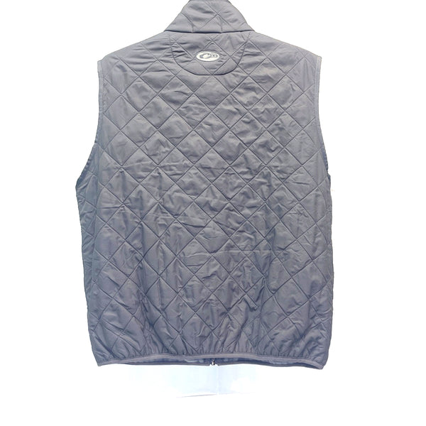 Drake Quilted Fleece Lined Charcoal Vest